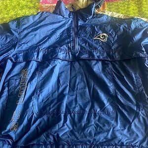 VINTAGE ST. LOUIS RAMS QUARTER-ZIP